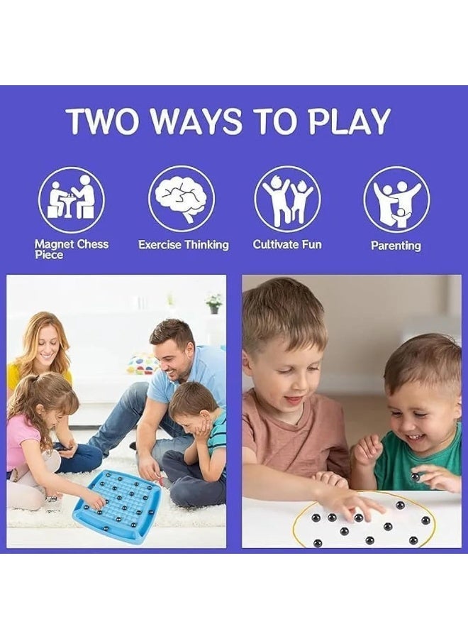 Magnetic Chess Game, Magnetic Chess for Kids and Adults, Magnetic Strategy Chess Game, Smart Magnetic Chess Game, Magnetic Battle Chess Game, Magnetic Chess Challenge Game, Magnetic Intelligence Game, Magnetic Thinking and Concentration Game, Magnetic Strategy Board Game, Tabletop Strategy Battle Game, Magnetic Strategy Stones Game, Magnetic Challenge Game, Magnetic Battle Game, Magnetic Table Game, Magnetic Board with Pieces, Complete Magnetic Chess Set, 32-Piece Magnetic Chess Set, Portable Magnetic Travel Chess Game, Magnetic Chess for Travel, Family Magnetic Chess Game, Intelligence and Concentration Development Game, Educational Strategy Game for Kids, Kids Intelligence and Planning Game, Magnetic Competition Game, Magnetic Marble Chess Game, Force Magnetic Chess Game, Interactive Chess Game for Two Players, Magnetic Desktop Chess Game. - Image 2