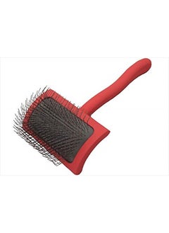 Chris Christensen Big G Dog Slicker Brush for Dogs (Goldendoodles, Labradoodles, Poodles), Groom Like a Professional, Fluff Detangle Style, Saves Time Energy, Coral, Medium  - Image 1