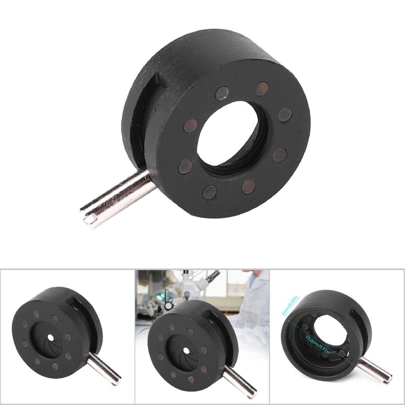 Microscope Iris Adapter Aperture Adjustable Lens Optical Diaphragm for MicroscopeSK6 - Image 1