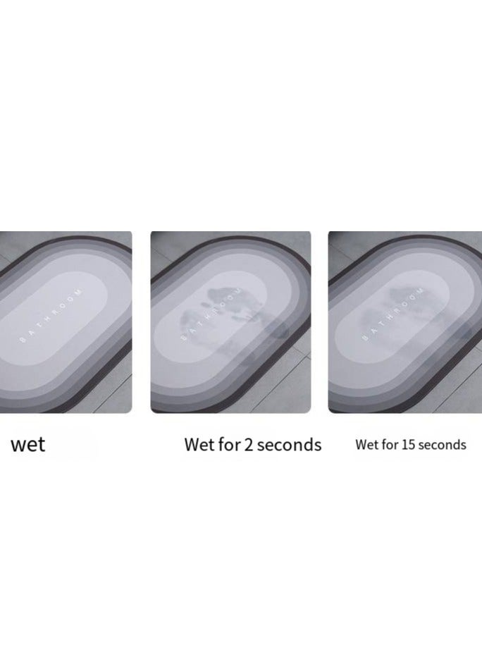 GOLDEN MILLION Toilet Anti-slip Floor Mat Water Absorbent Bathroom Doormat - Image 4