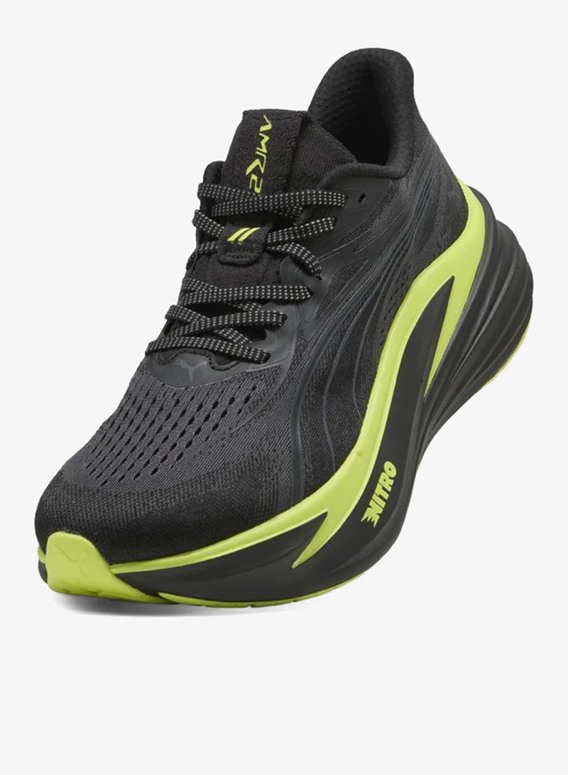 Puma PUMA Black-Lime Shimmer-Green Lux x ASTON MARTIN ARAMCO F1® TEAM MagMax NITRO™ 2 Running Shoes Men for Men | Best Price UAE