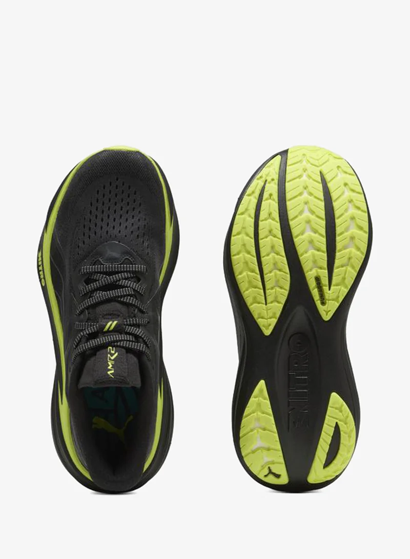 Puma PUMA Black-Lime Shimmer-Green Lux x ASTON MARTIN ARAMCO F1® TEAM MagMax NITRO™ 2 Running Shoes Men for Men | Best Price UAE
