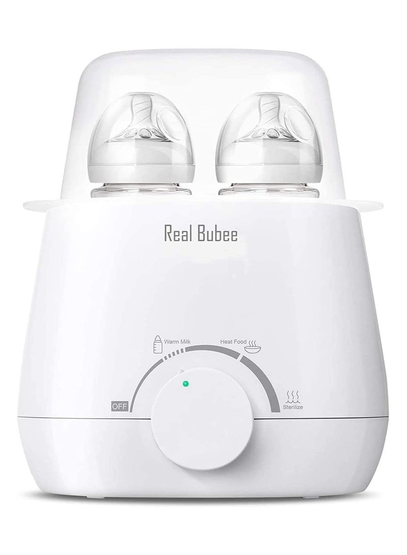ريل بابي جهاز تعقيم زجاجات الأطفال بالبخار 3 في 1، جهاز تسخين وتسخين الطعام - تسخين سريع لحليب الأم والحليب الصناعي مع تحكم دقيق في درجة الحرارة - Image 1