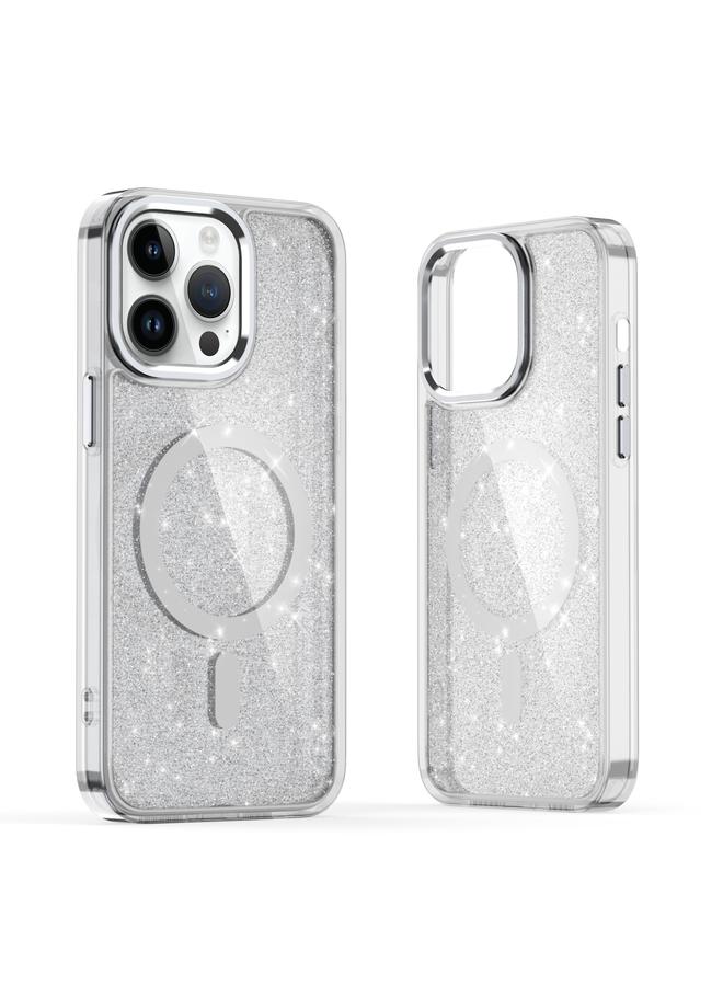 S-TOP Case For iPhone 13 Pro Glitter MagSafe Shockproof Phone Case - Image 1
