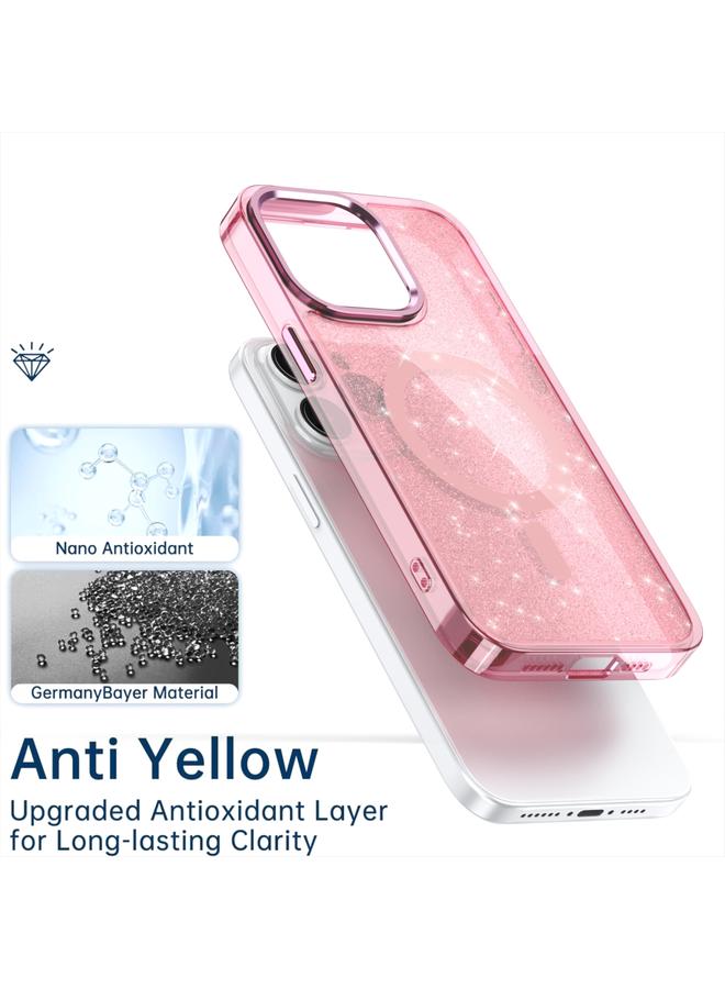 S-TOP Case For iPhone 13 Pro Glitter MagSafe Shockproof Phone Case - Image 4