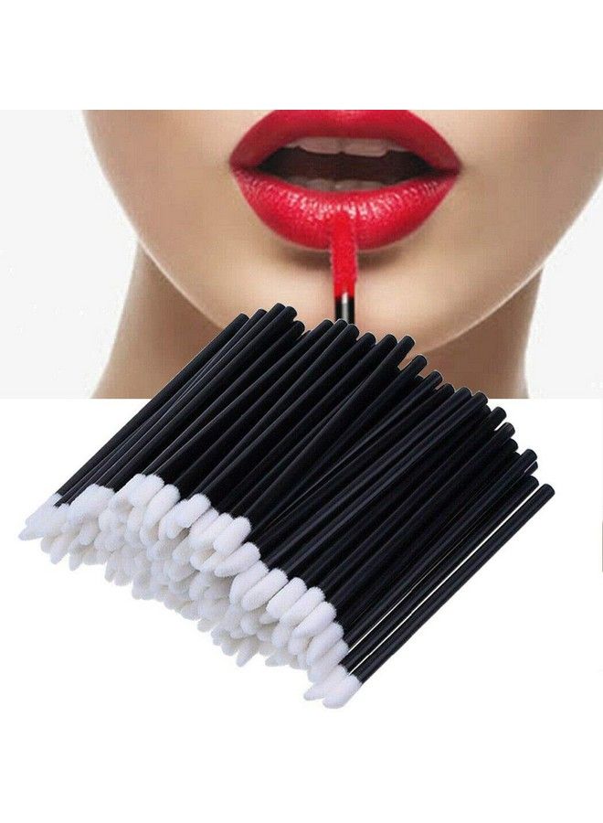 Nesa Disposable Makeup Brush Set (50 Lip And Gloss Brush+50 Mascara Eyelash Wands Brush100 Pcs) - Image 4