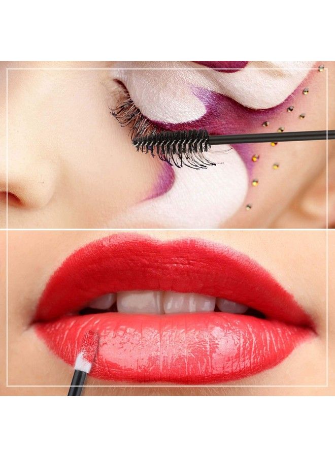 Nesa Disposable Makeup Brush Set (50 Lip And Gloss Brush+50 Mascara Eyelash Wands Brush100 Pcs) - Image 5
