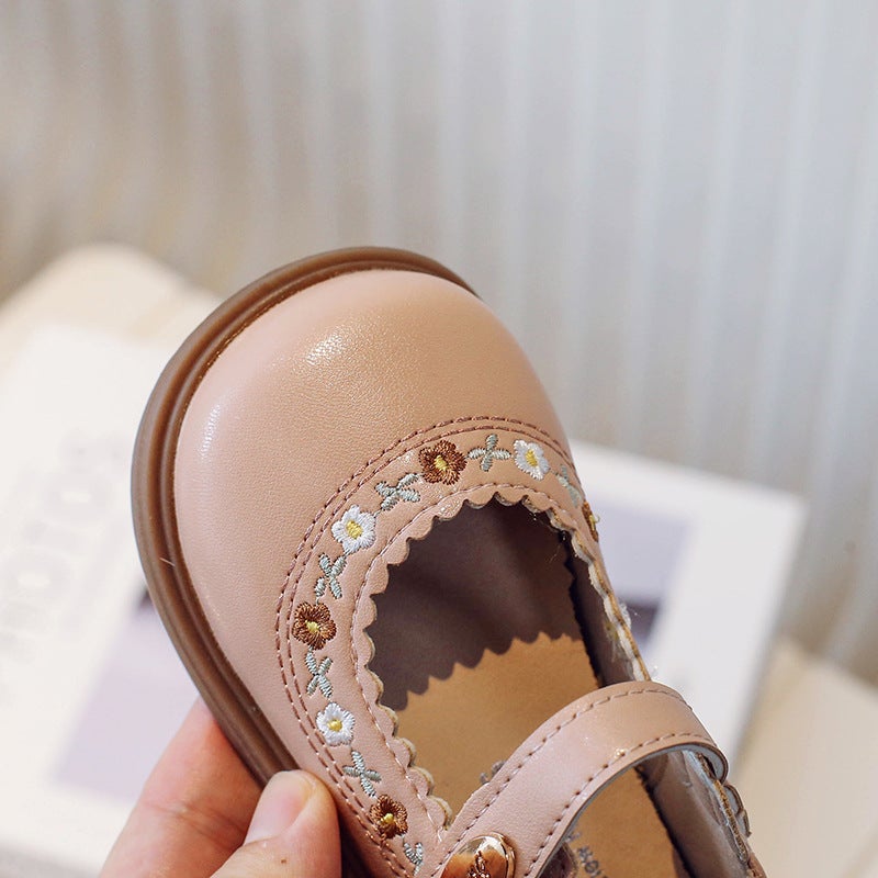 Baby Girl Leather Shoes 2026 Spring and Autumn New Style Soft-Soled Children''s Princess Shoes Non-Slip Soft-Soled Lace Shoes for Toddlers and Young Children - Image 4