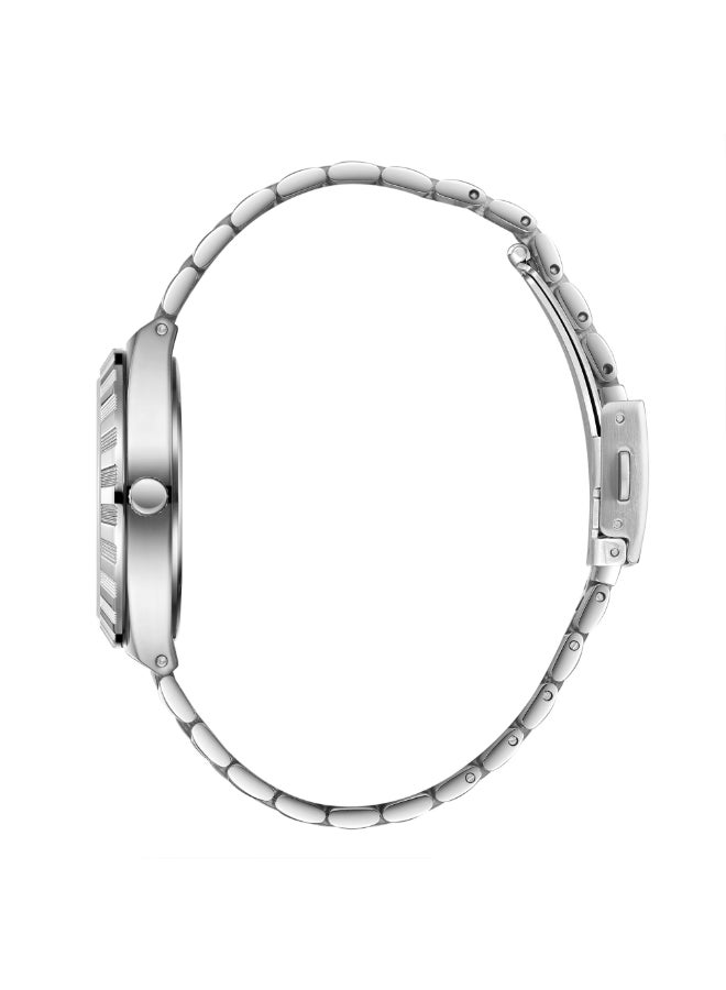 لي كوبر ساعة يد رجالية معدنية بعقارب . -  مم - Image 3