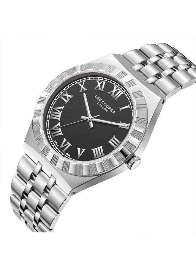 لي كوبر ساعة يد رجالية معدنية بعقارب . -  مم - Image 2