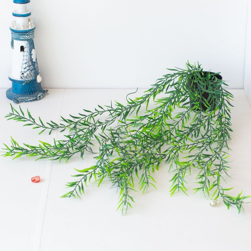 Hanging Potted Plant Combination, Simulated Potted Hanging Strip Bonsai, Interior Decoration, Home Wall Hanging Decorative Plants - Image 4