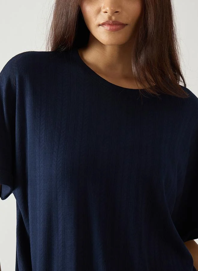 Femmella  Women Relaxed Fit Top and Pants Lounge Set for Women | Best Price UAE