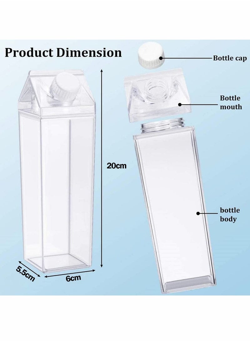 Water Bottle, Milk Carton Bottle 500ml Box