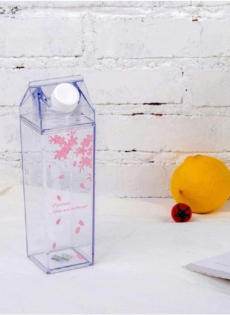 Water Bottle, Milk Carton Bottle 500ml Box
