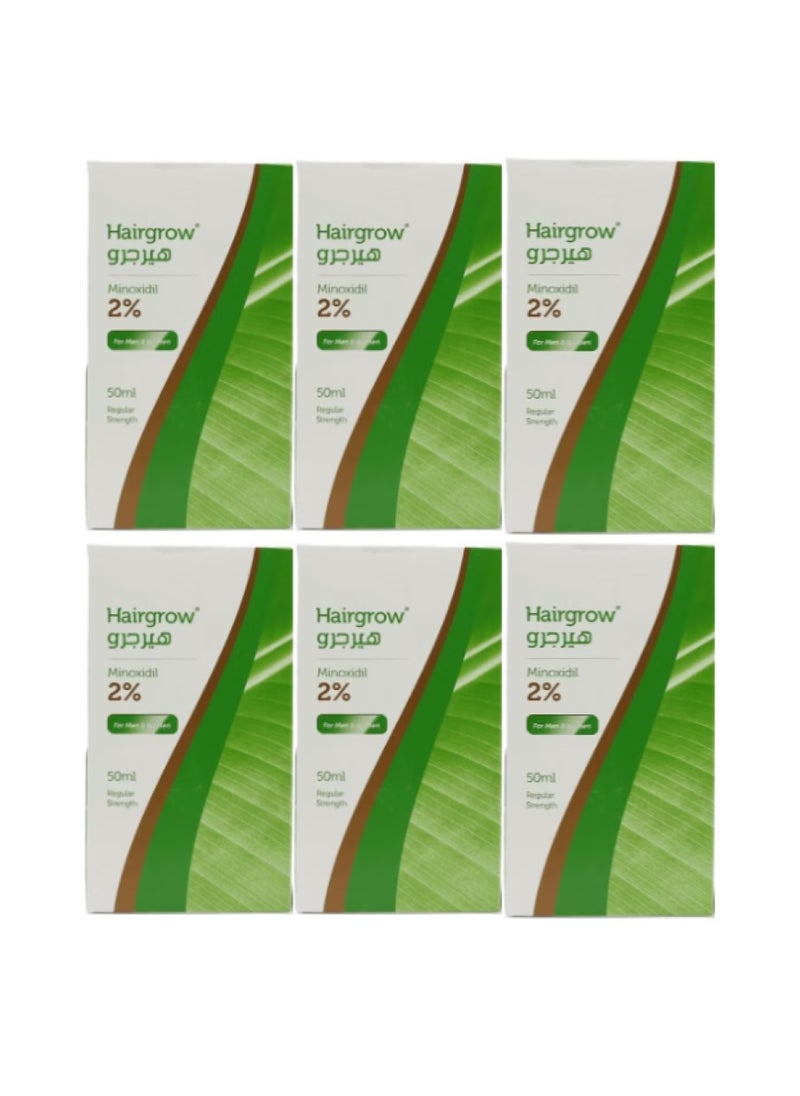 Dar Al Dawa Hair Grow 2 Minoxidil 50 ml 6PCS 