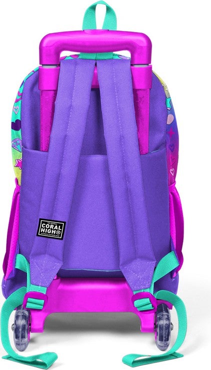 Yaygan 23929 Coral High Check Backpack (Light Wheel) - Image 3