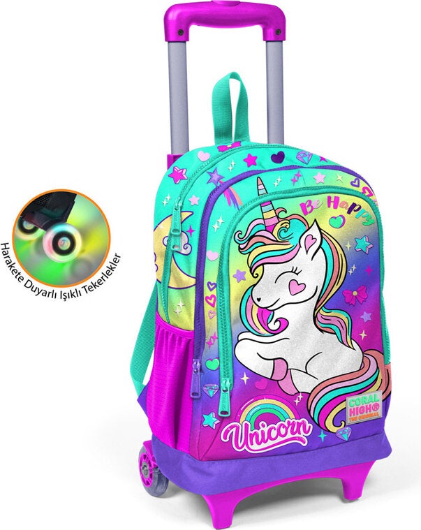 Yaygan 23929 Coral High Check Backpack (Light Wheel) - Image 1