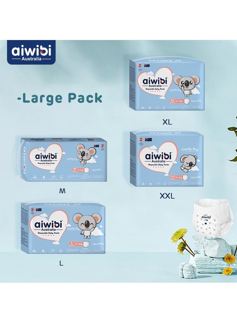 Aiwibi Comfy Dry Baby Pants Size 5-XL (12-17kg) 40Pcs - Image 4