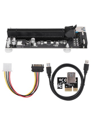 محول كابل طاقة بطاقات الرسوميات PCI-E إلى PCIe 1x إلى 16x 4Pin - pzsku/Z1F36FA86A789D47A0A54Z/45/1746212204/31cfa9fb-088a-4017-a1df-7dfe1e686cef