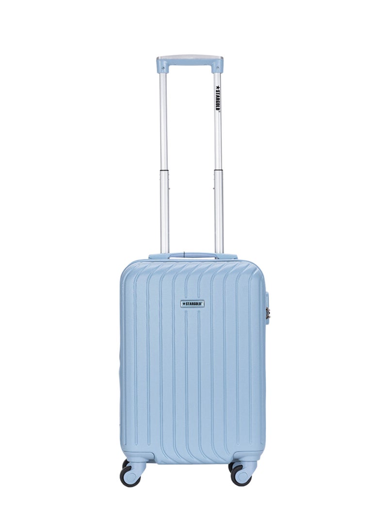 ستارجولد حقيبة سفر بأربع عجلات دوارة وجوانب صلبة مع قفل أرقام - Image 1