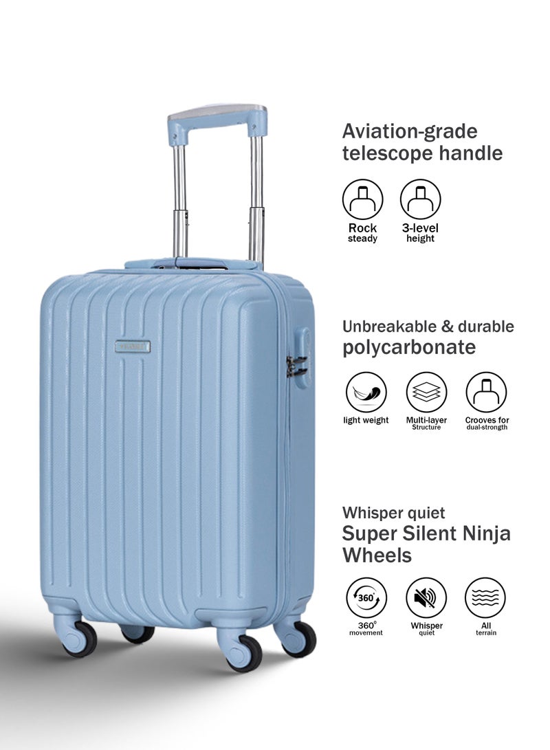 Stargold Hardside Spinner 4 Wheels Luggage Trolley With Number Lock - Image 3