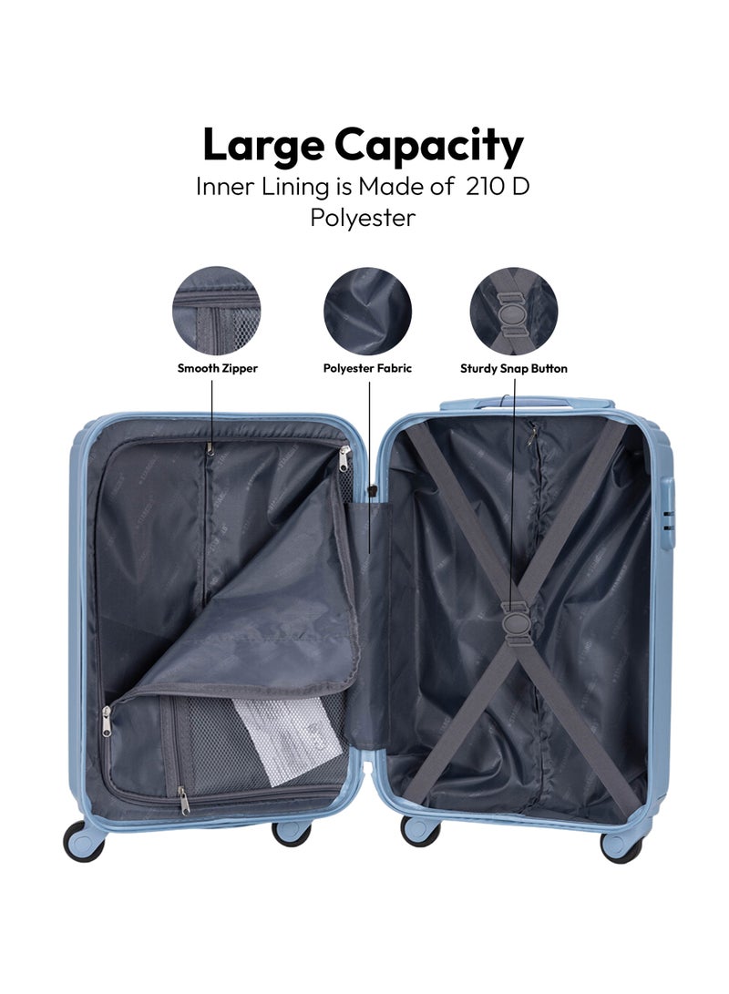 Stargold Hardside Spinner 4 Wheels Luggage Trolley With Number Lock - Image 4