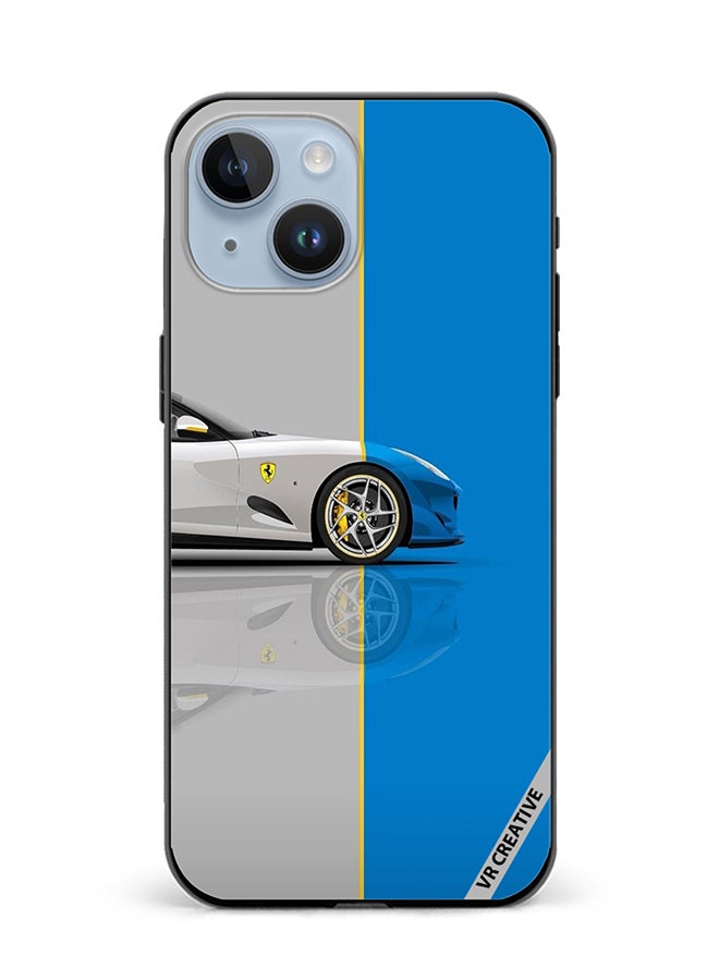 VR CREATIVE Protective Case Cover For Apple iPhone 15 Plus Car Design Multicolour - Image 1