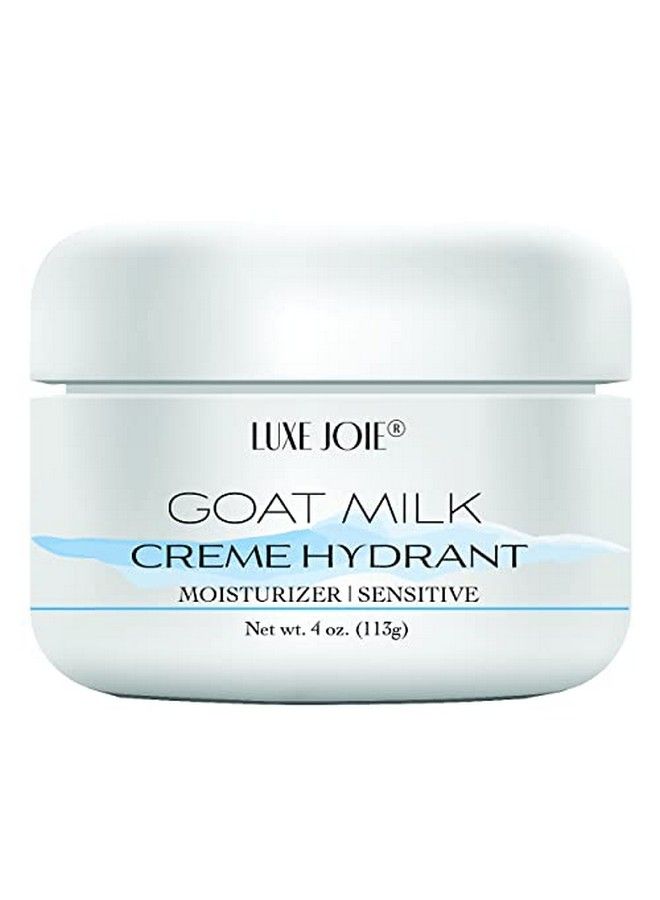 LuxeJoie Goat Milk Moisturizer Premium Face Cream Vitamin C & E Anti Aging Complexes To Reduce Dark Circles Puffiness Under Eye Bags Wrinkles & Fine Lines Men & Women (4 Oz.) - Image 2