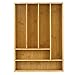 Heim Concept Heim Concept Organic Bamboo Utility Drawer,  6-Slot Organizer Cutlery Tray Layout for Utensils Utility Accessories  - Image 2