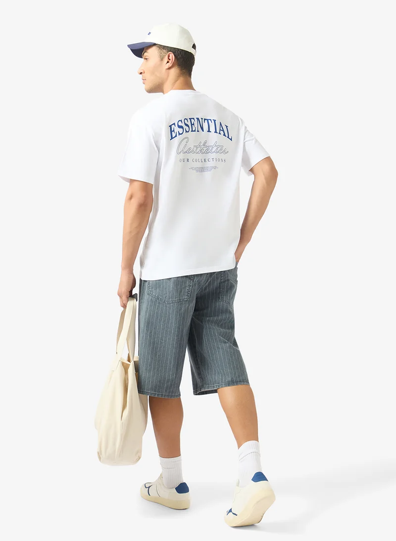 JACK & JONES  Graphic Crew Neck Regular Fit T-Shirt for Men | Best Price UAE