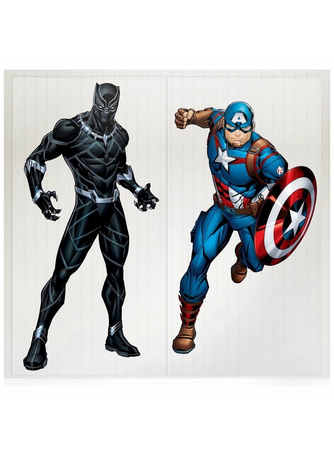 Amscan Marvel Avengers Scene Setter Backdrop - 65" x 65" | Plastic | 2 Pcs.
