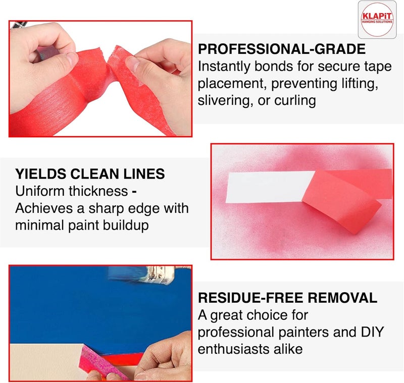 KLAPiT Waterproof Masking Tape - 1 Inch x 50m - Image 4