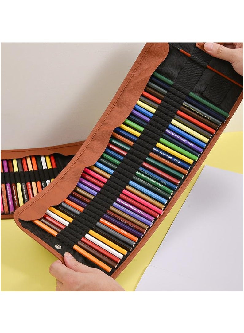 50-Piece Rainbow Colored Pencil Set - Bright Colors for Artists, Students & Adults - Image 1