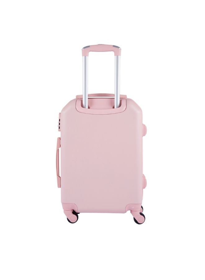 ليمرا طقم شنط سفر مكون من 5 حقائب أمتعة بتصميم صلب و قوي وردي - Image 3