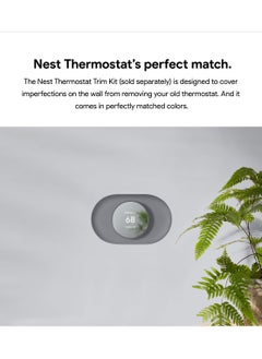 Nest Google Nest Thermostat - Programmable Smart Thermostat for Home - Charcoal -GA02081-US  - Image 5