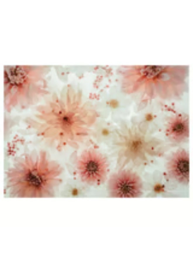 ملصق، زهور - شفاف، 70 × 50 سم - Image 1