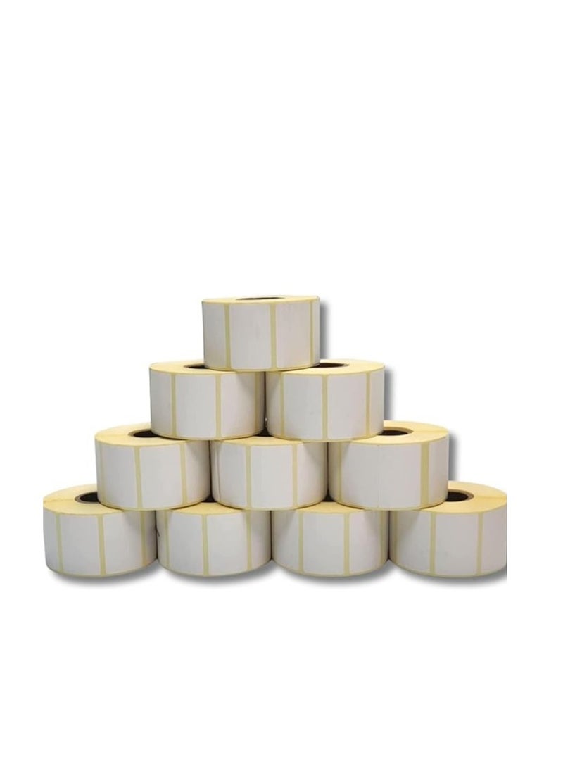 Terabyte Direct Thermal Barcode Label Sticker POS 38mm x 25mm  1000 Labels per  10 Rolls - Image 2