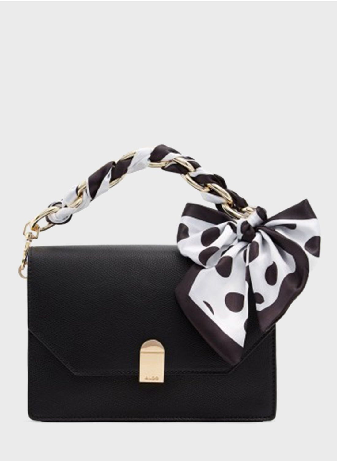 Buy Aldo Black Kardinia Scarf Detail Crossbody for Women in UAE