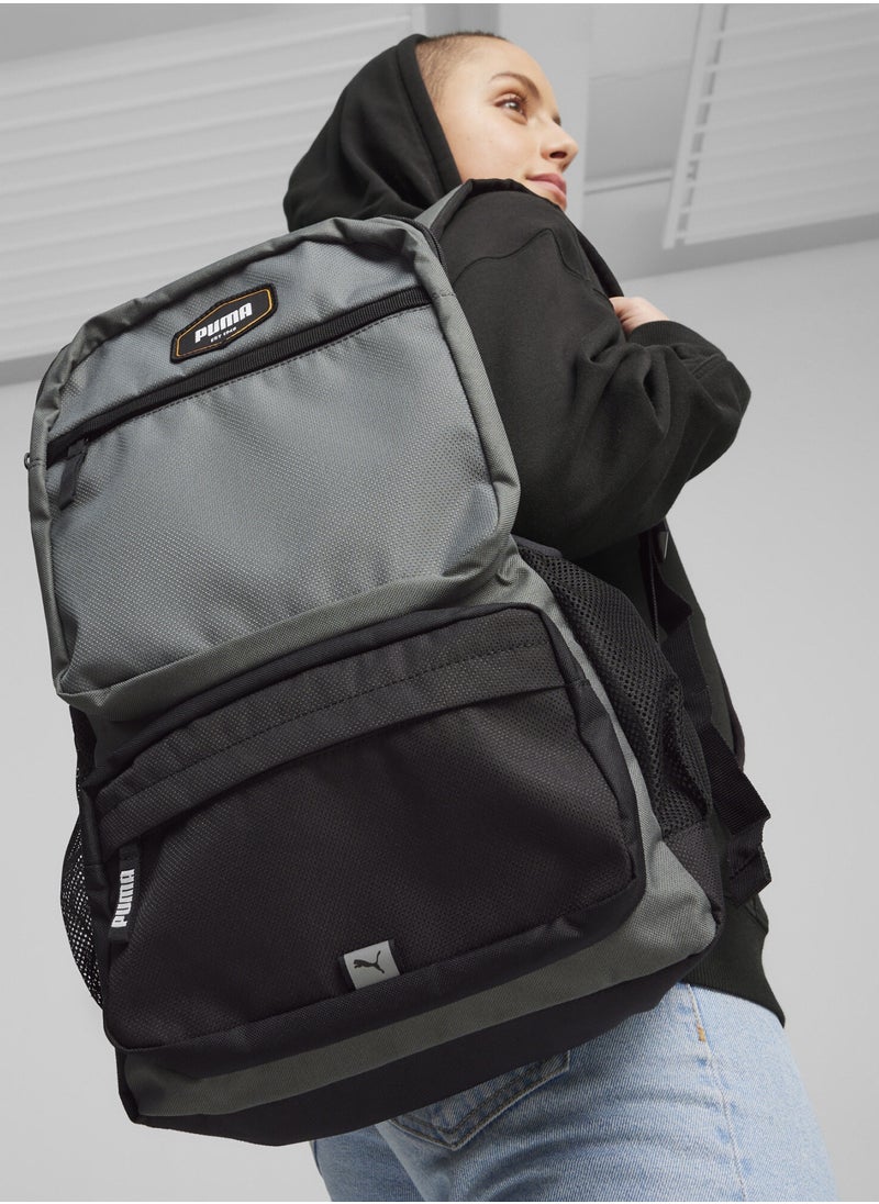 PUMA Deck Unisex Grey Backpack  - Image 4