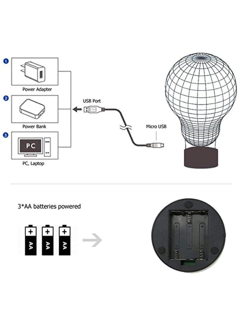 عام مصباح أنمي ثلاثي الأبعاد لشخصية إيرين ييغر - إضاءة ليلية بإضاءة LED، زينة غرف مع تحكم باللمس، هدية مثالية لعشاق الهجوم على العمالقة وأعياد الأطفال - Image 3
