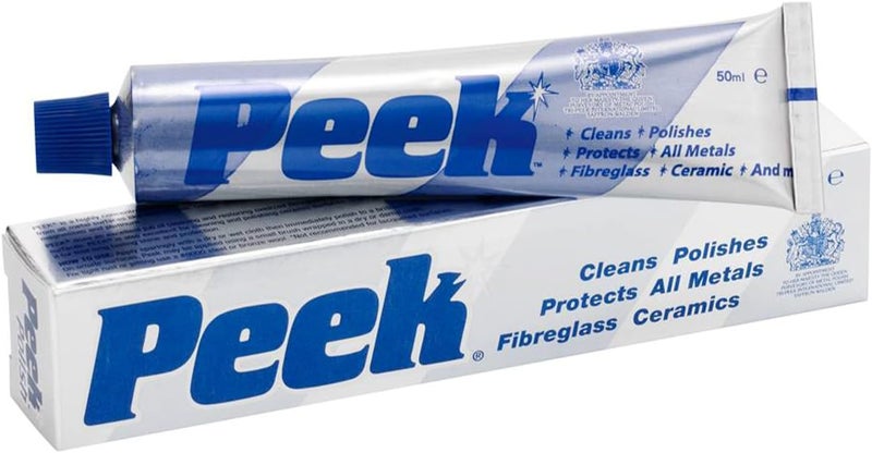 Peek Polish - Multipurpose Metal Cleaner and Protector for All Metals, Fiberglass, and Ceramics - 50ml Tube - Image 1
