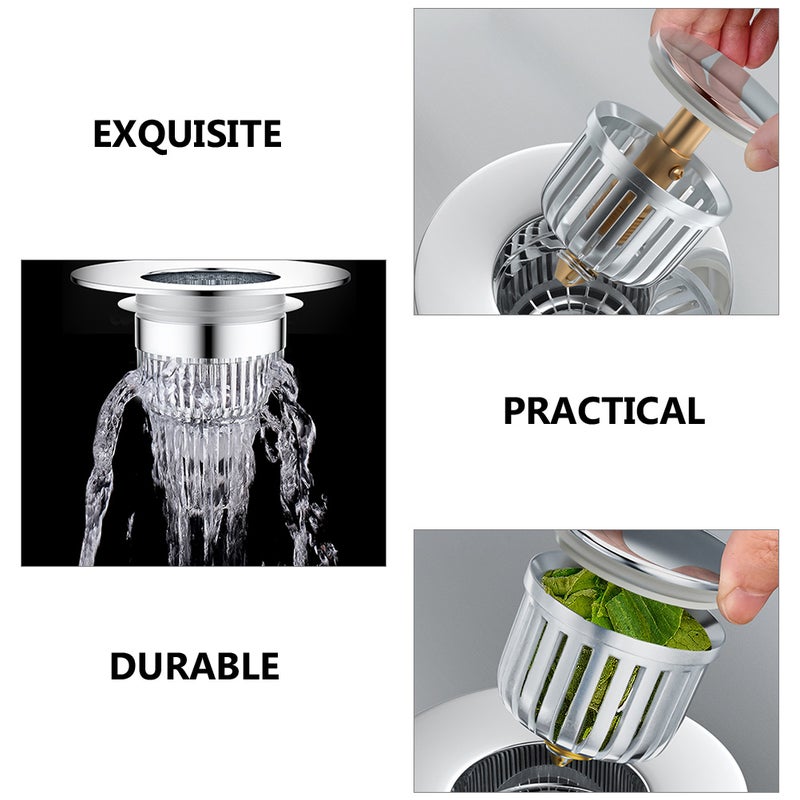 Bathtub Drain Plug Anti-block Bathroom Drain Tub Drain Plug - Image 4