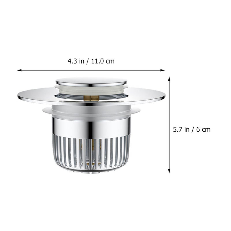 Bathtub Drain Plug Anti-block Bathroom Drain Tub Drain Plug - Image 2