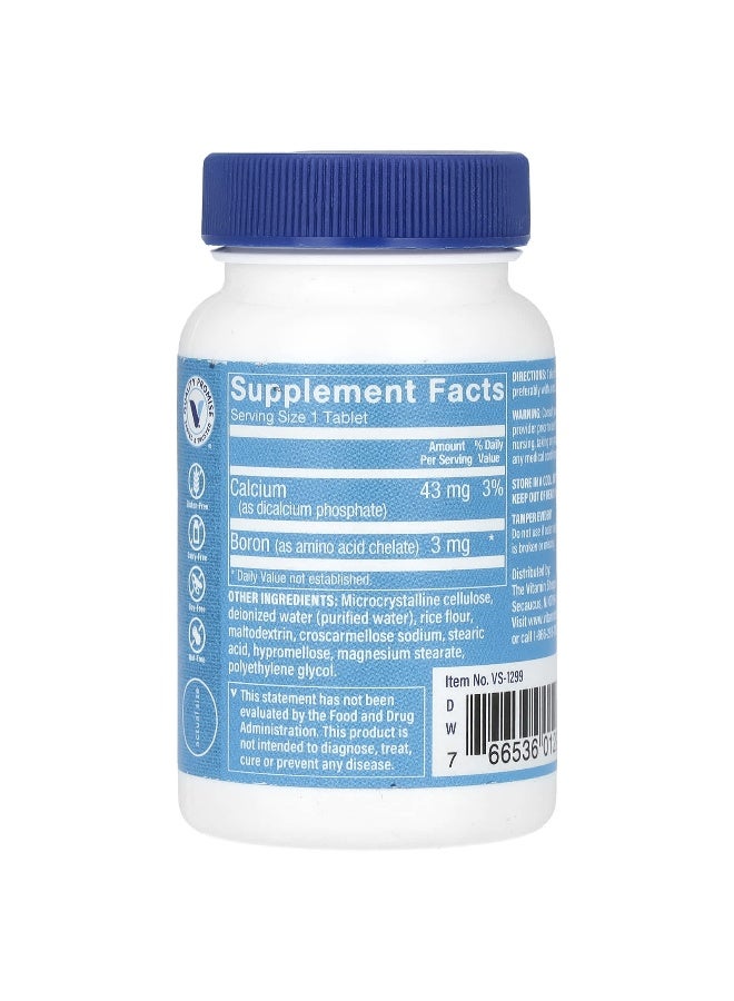 The Vitamin Shoppe The Vitamin Shoppe, Boron, 3 mg, 100 Tablets  - Image 2