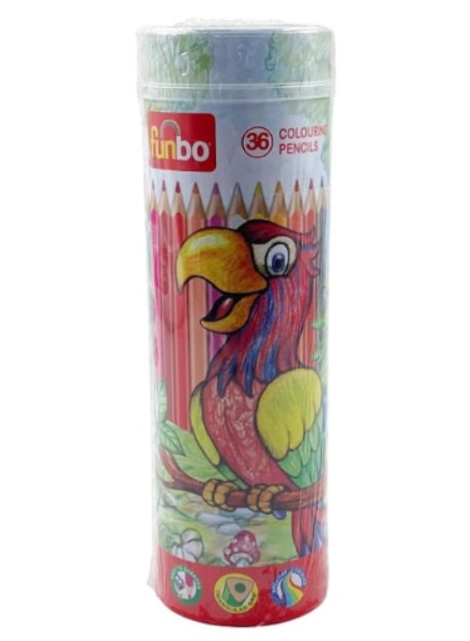 مجموعة أسطوانات أقلام ملونة = 36