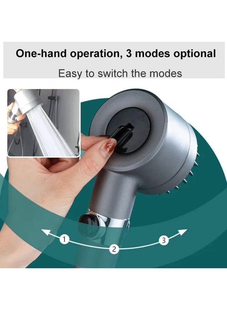 رأس دش مزود بفلتر مدمج - نظام تنقية المياه وإزالة الشوائب - 3 أوضاع حديثة للتحكم في المياه لتحسين النظافة والاستحمام الصديق للبيئة - Image 5