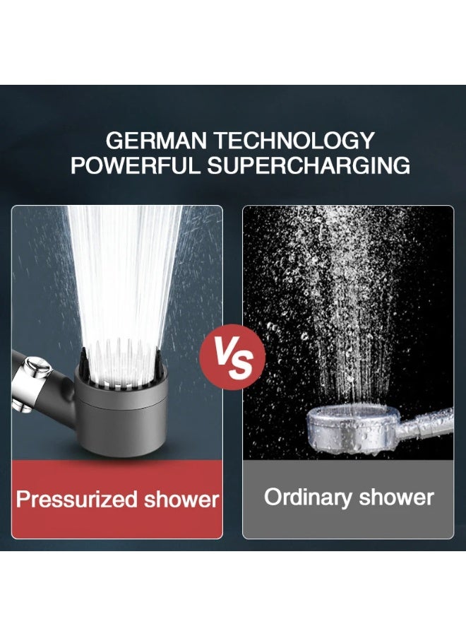 رأس دش مزود بفلتر مدمج - نظام تنقية المياه وإزالة الشوائب - 3 أوضاع حديثة للتحكم في المياه لتحسين النظافة والاستحمام الصديق للبيئة - Image 3