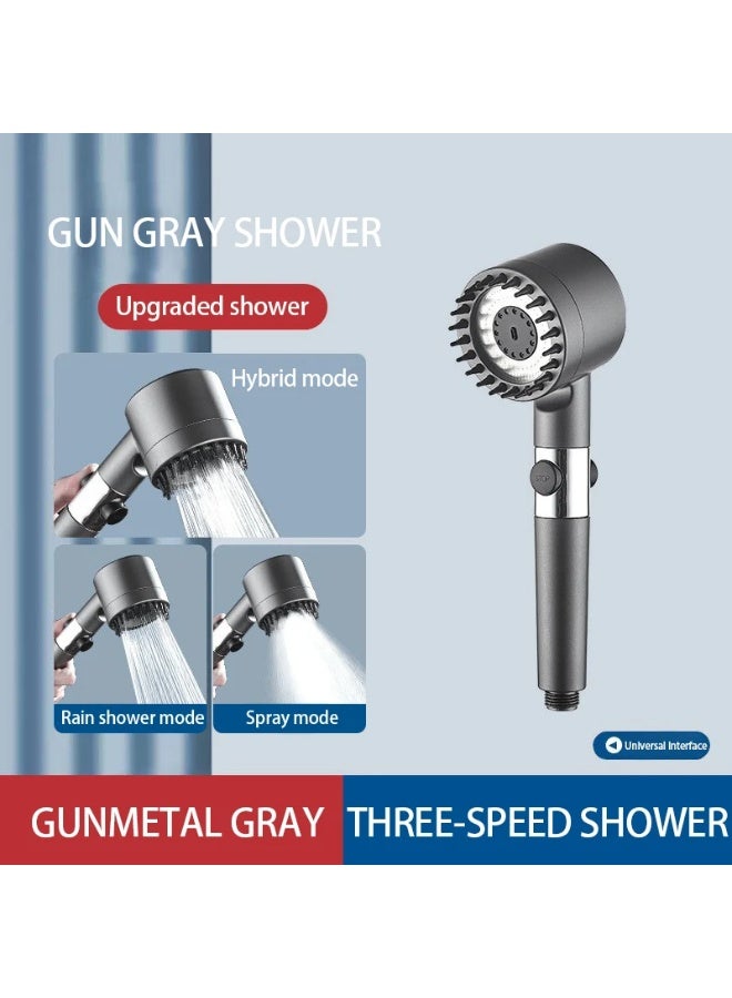 رأس دش مزود بفلتر مدمج - نظام تنقية المياه وإزالة الشوائب - 3 أوضاع حديثة للتحكم في المياه لتحسين النظافة والاستحمام الصديق للبيئة - Image 2