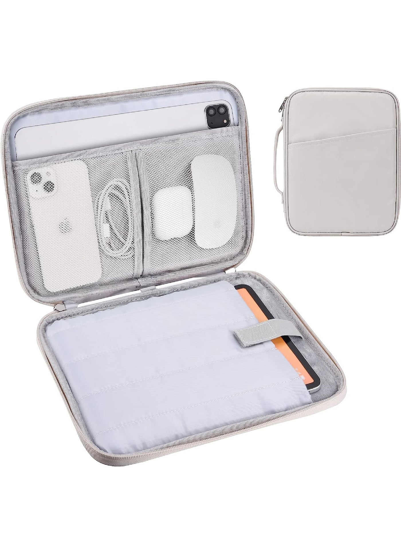 10-11 inch Tablet Sleeve Case for iPad (A16) 11th 11inch 2025/iPad 10th 10.9 2022 and Air 11 inch M3/M2 2025/2024/10.9 inch/| 11 inch iPad Pro | 10.2 inch iPad | 10.9 inch iPad Air 5 4 | 10.5" iPad Pro | iPad Air 3 2 | 9.7" iPad | Galaxy Tab A8 10.5 and A9 Plus 11inch/S9 11inch/S9FE 10.9 inch Protective Bag for 10inch and 11inch