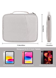 Rock Pow 10-11 inch Tablet Sleeve Case for iPad (A16) 11th 11inch 2025/iPad 10th 10.9 2022 and Air 11 inch M3/M2 2025/2024/10.9 inch/| 11 inch iPad Pro | 10.2 inch iPad | 10.9 inch iPad Air 5 4 | 10.5" iPad Pro | iPad Air 3 2 | 9.7" iPad | Galaxy Tab A8 10.5 and A9 Plus 11inch/S9 11inch/S9FE 10.9 inch Protective Bag for 10inch and 11inch  - Image 2